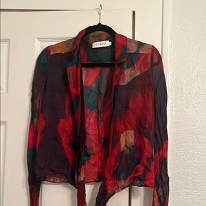 Rat & Boa Multicolor Sheer Top